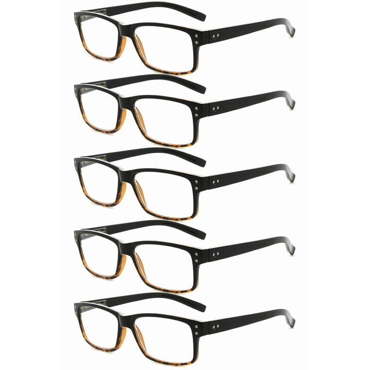 5 Pack Vintage Reading Glasses