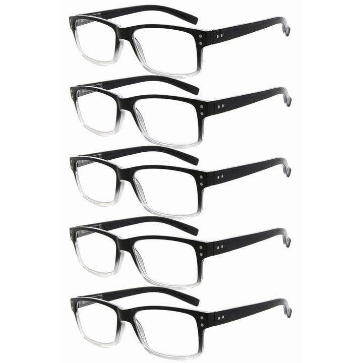 5 Pack Vintage Reading Glasses