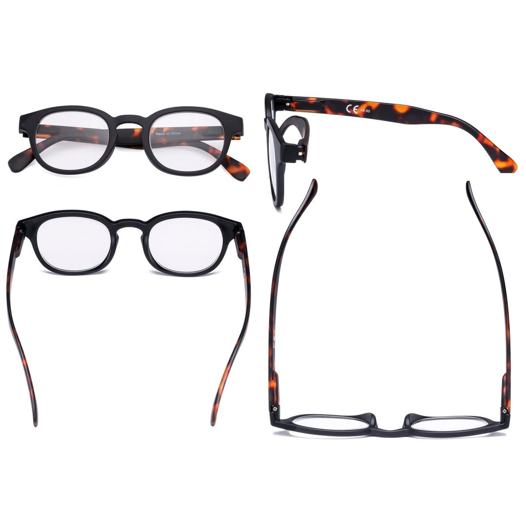 5 Pack Vintage Reading Glasses