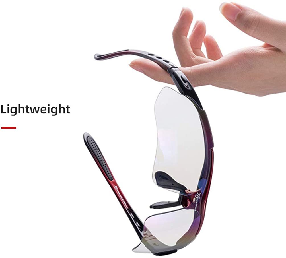 ROCKBROS-Slim Polarized Sports Sunglasses With 4 Interchangeable Lens Cycling Glasses UV400