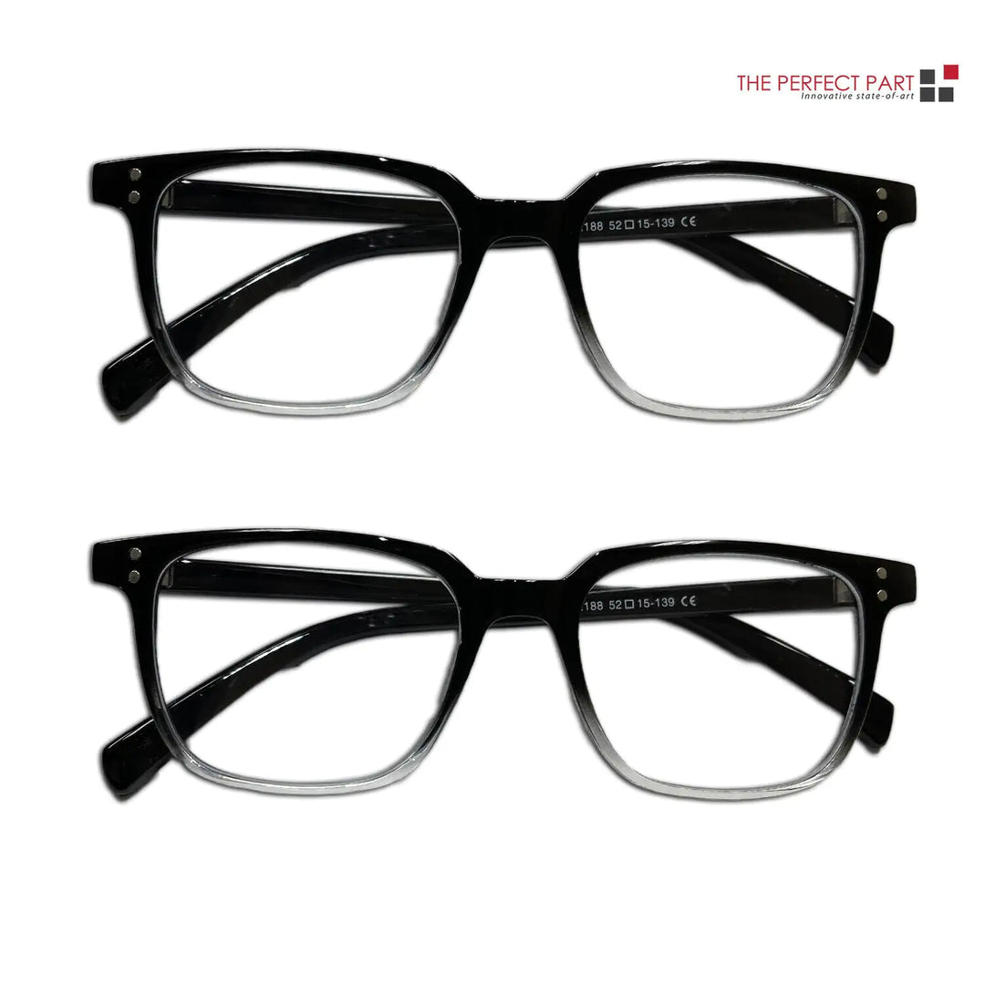 2 PK Unisex Blue Light Blocking Reading Computer Glasses