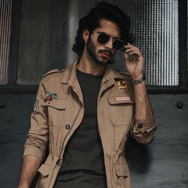 Retro Dapper Indie Modern Flat Geometric Lens Sunglasses C518