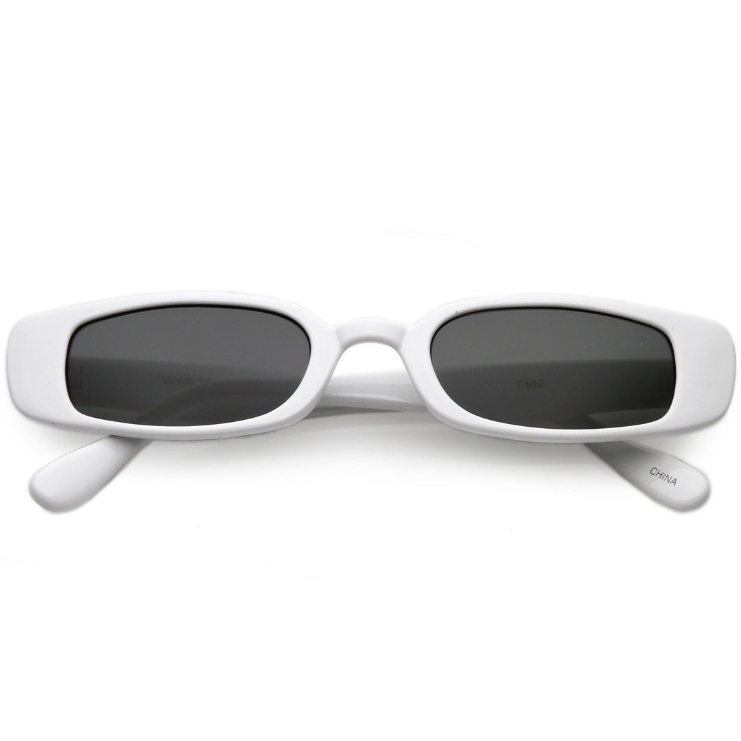 Retro 1990's Thin Rectangle Fashion Sunglasses C547