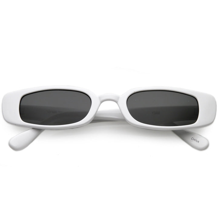 Retro 1990's Thin Rectangle Fashion Sunglasses C547