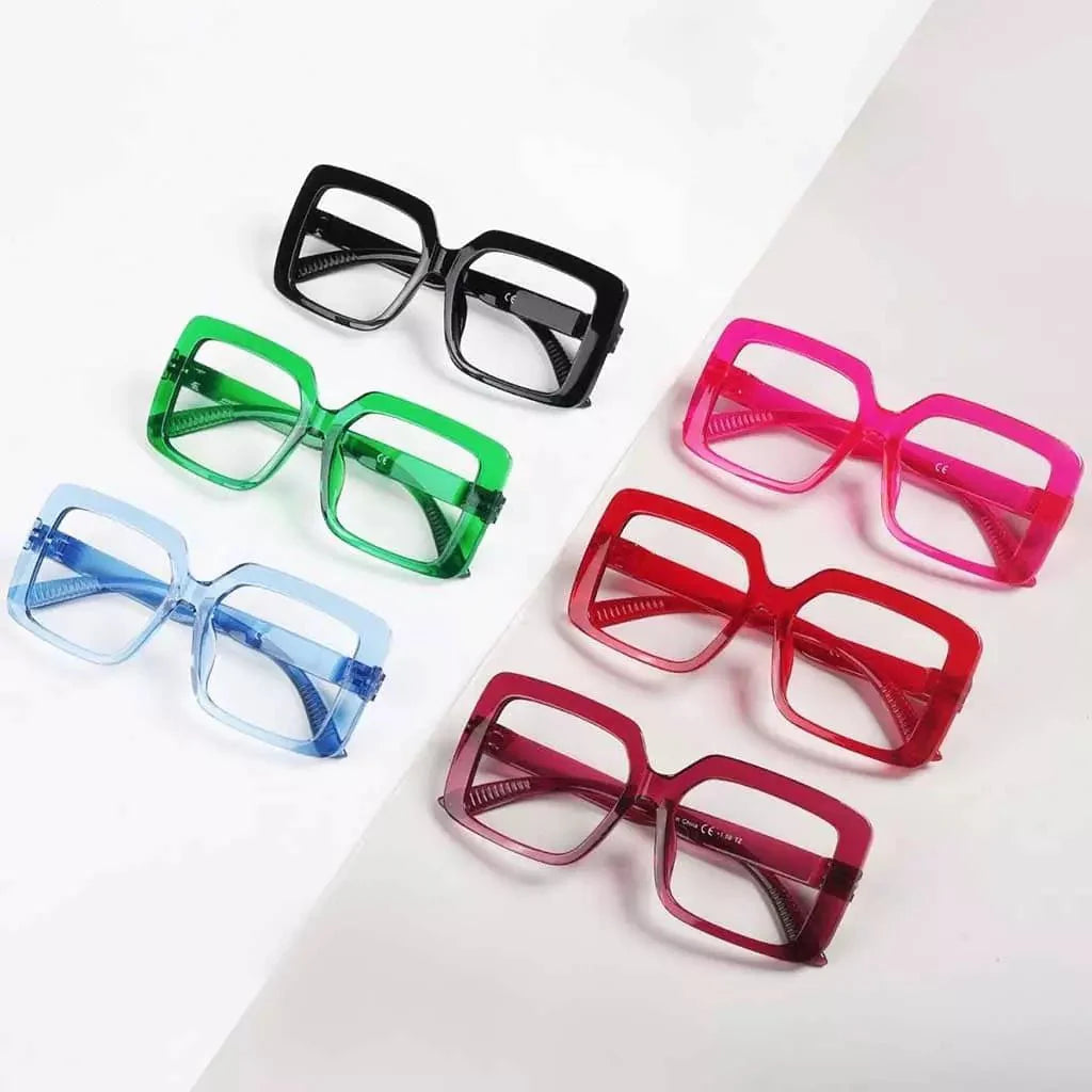 6 Pack 30% Blue Light Blocking Glasses Metalless Screwless Eyewear R2311-B15