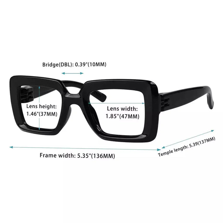 6 Pack 30% Blue Light Blocking Metalless Screwless Glasses NR2101-B15