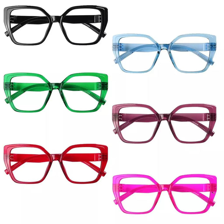 6 Pack 30% Blue Light Blocking Metalless Screwless Glasses R2314-B15