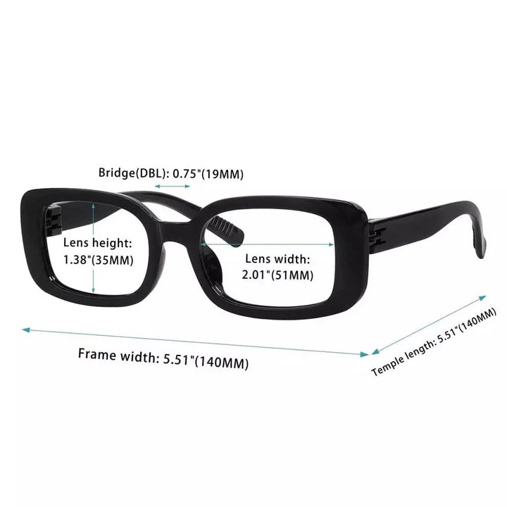 6 Pack 30% Blue Light Blocking Metalless Screwless Glasses R2502-B15