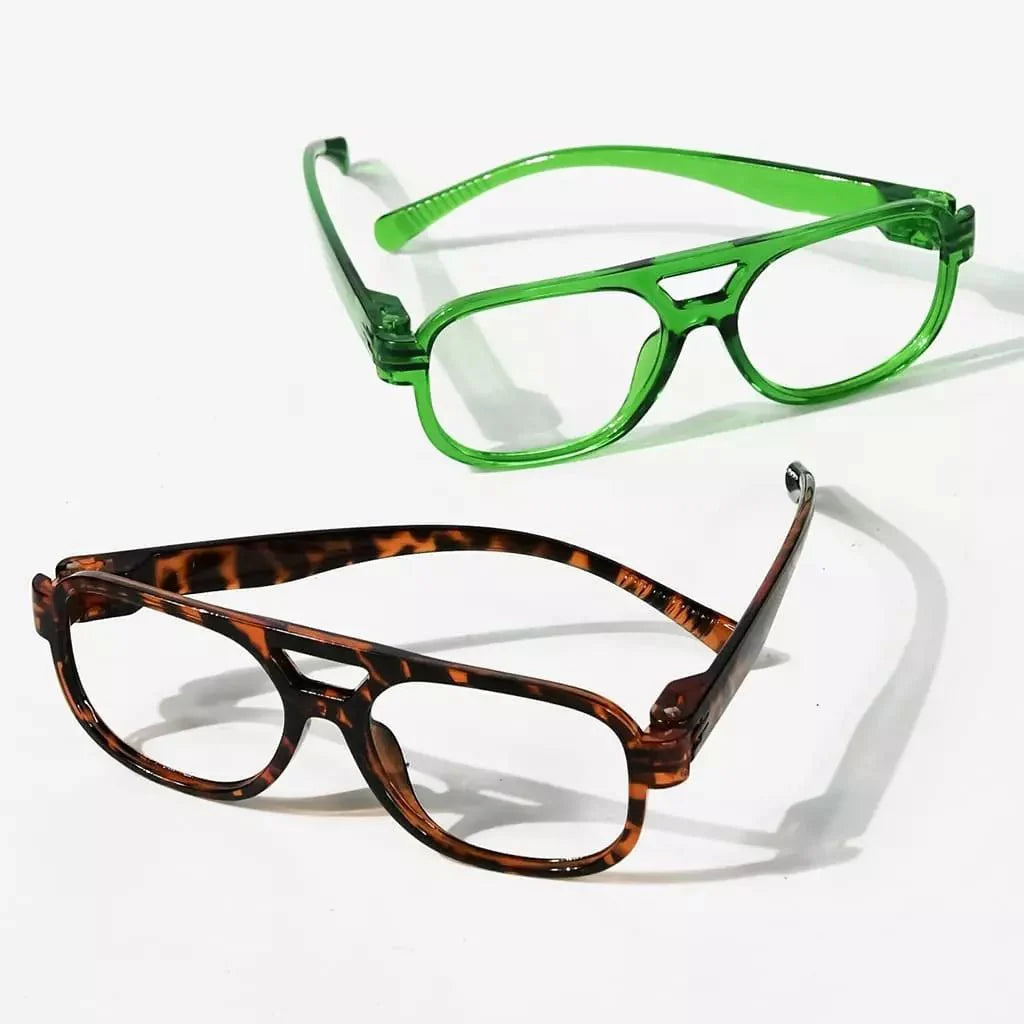 6 Pack 30% Blue Light Blocking Pilot Metalless Screwless Glasses R2515-B15