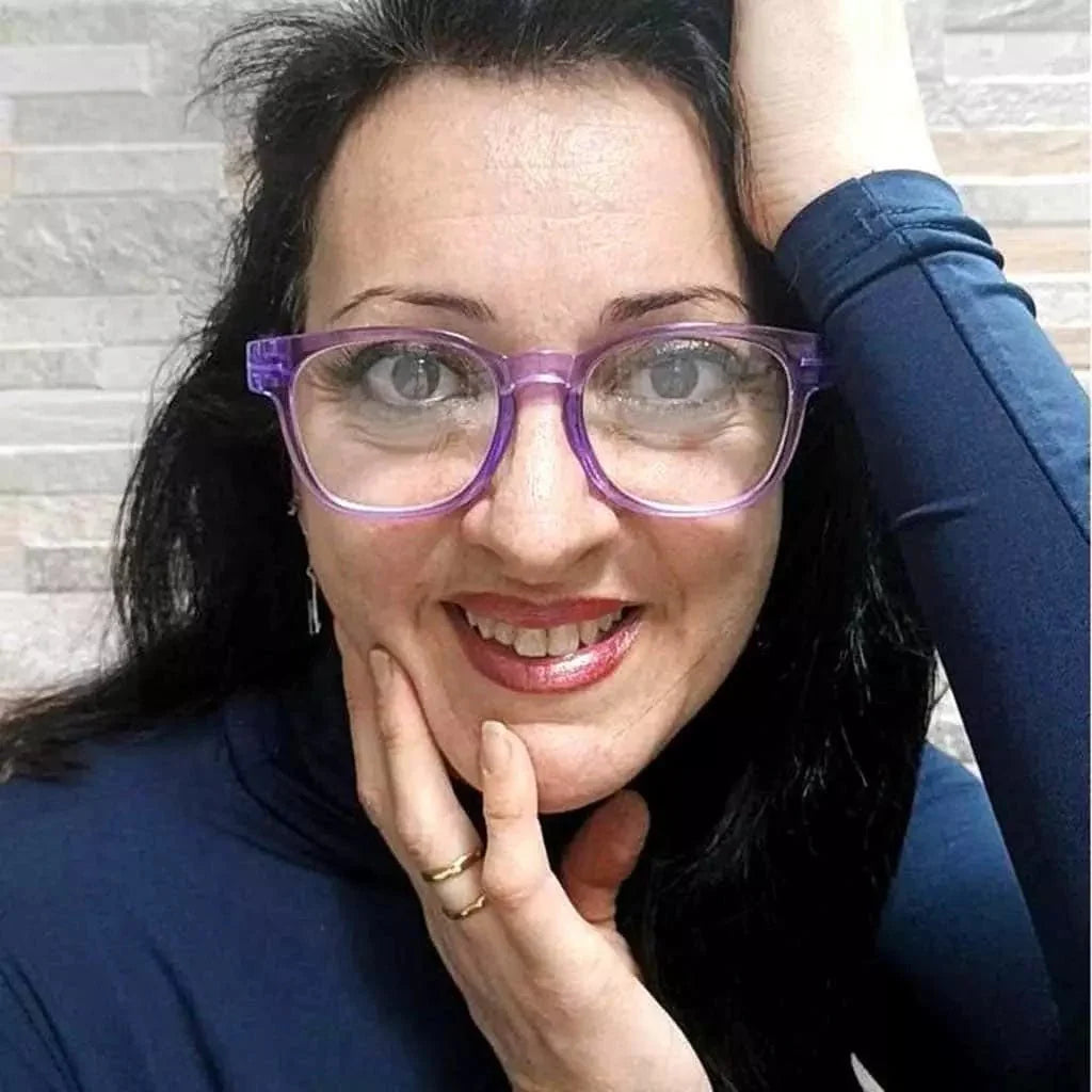 6 Pack 30% Blue Light Blocking Square Metalless Screwless Glasses NR144-B15