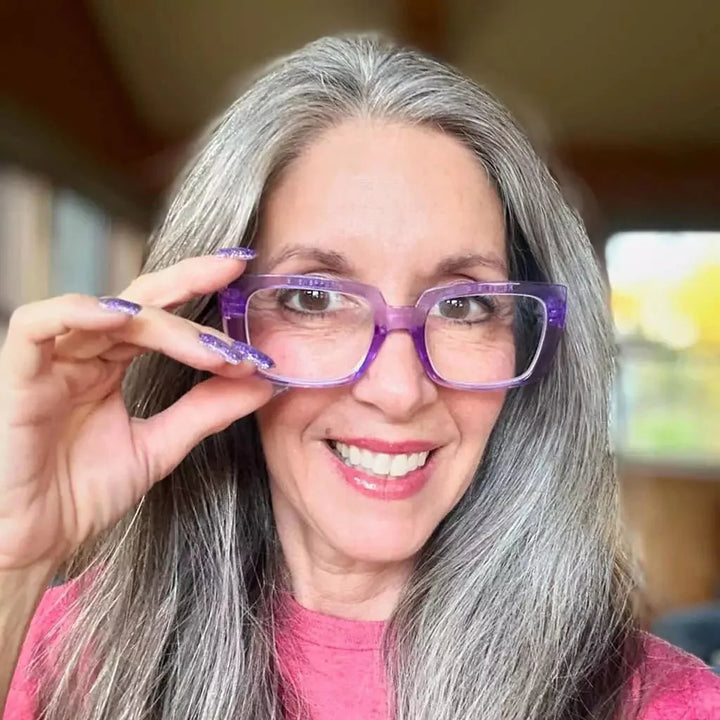 6 Pack Metalless Thicker Spring Hinge Reading Glasses NR9107