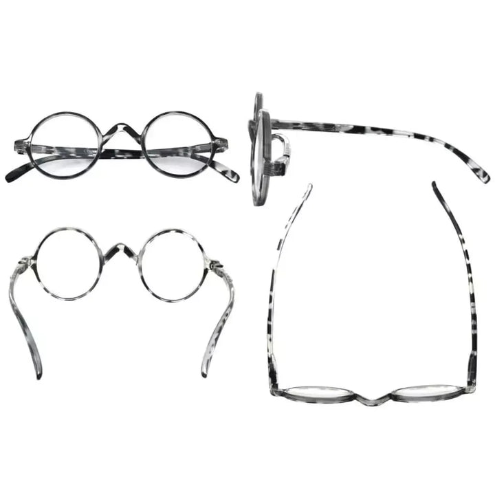 6 Pack Round Professor Reading Glasses R077B