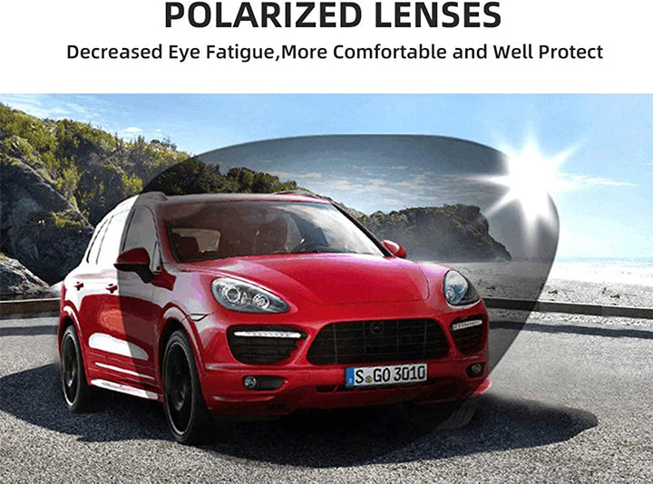 ROCKBROS-Slim Polarized Sports Sunglasses With 4 Interchangeable Lens Cycling Glasses UV400