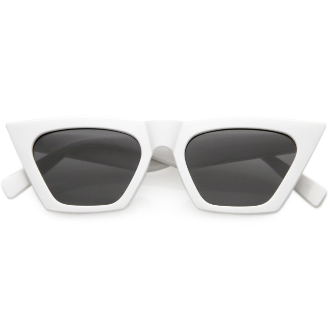 Women's Retro Oversize Wide Pointed Cat Eye Sunglasses C921
