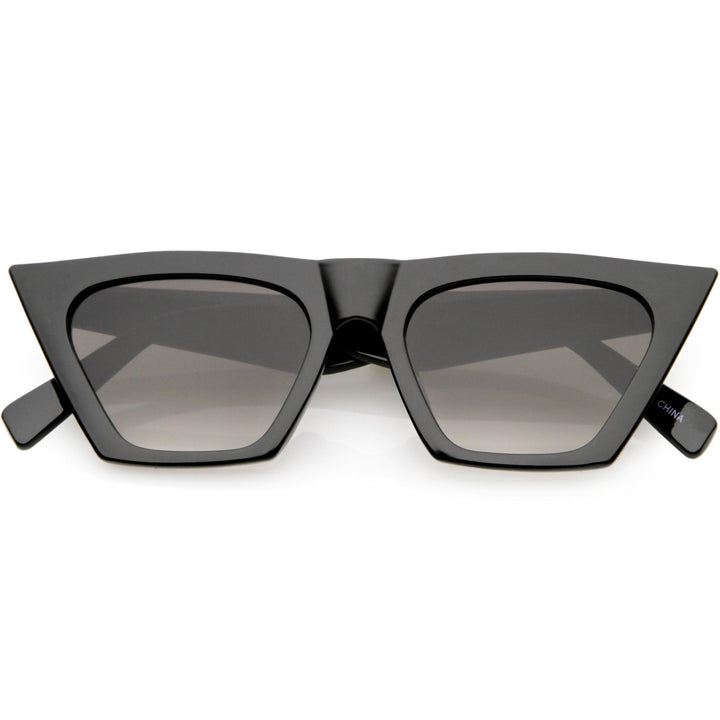 Women's Retro Oversize Wide Pointed Cat Eye Sunglasses C921