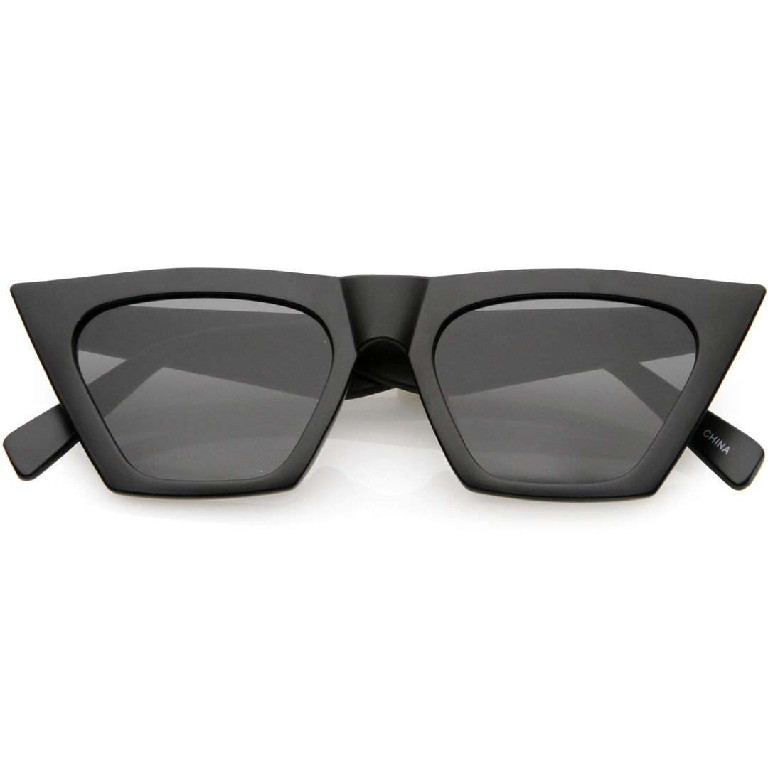 Women's Retro Oversize Wide Pointed Cat Eye Sunglasses C921