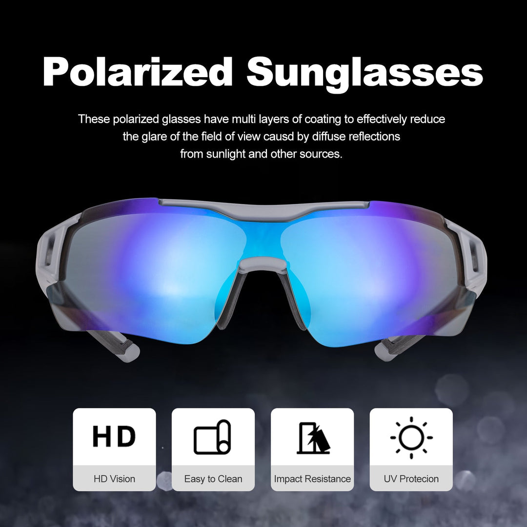 ROCKBROS Polarized Sunglasses for Men Cycling Sunglasses UV Protection