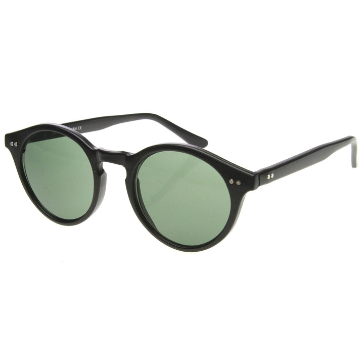 Vintage Inspired Key Hole Round Spectacles P3 Sunglasses 7055