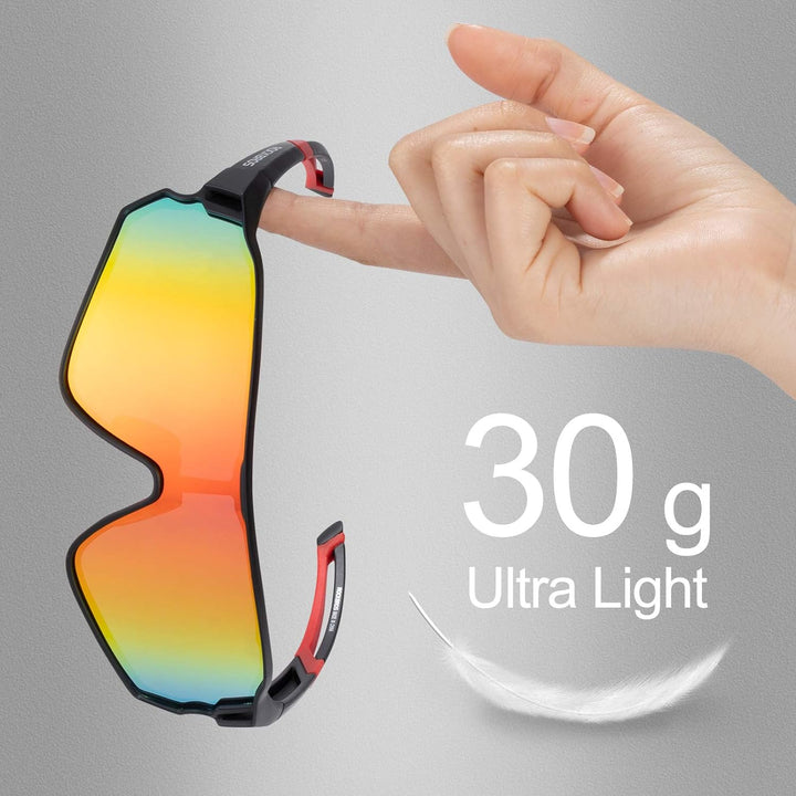ROCKBROS Polarized Full Lens Sunglasses Cycling Bicycle Glasses Outdoor Sports Eyewear UV400