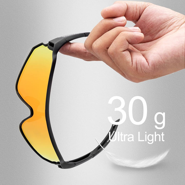 ROCKBROS Polarized Full Lens Sunglasses Cycling Bicycle Glasses Outdoor Sports Eyewear UV400