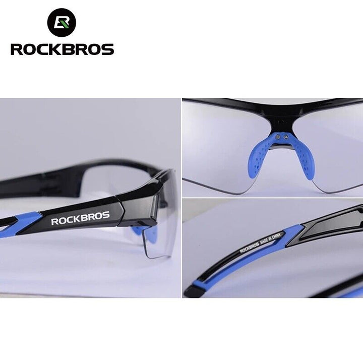 ROCKBROS Cycling Photochromic Glasses Sport Sunglassess Bike Glasses Driving Fishing UV400 Men Women