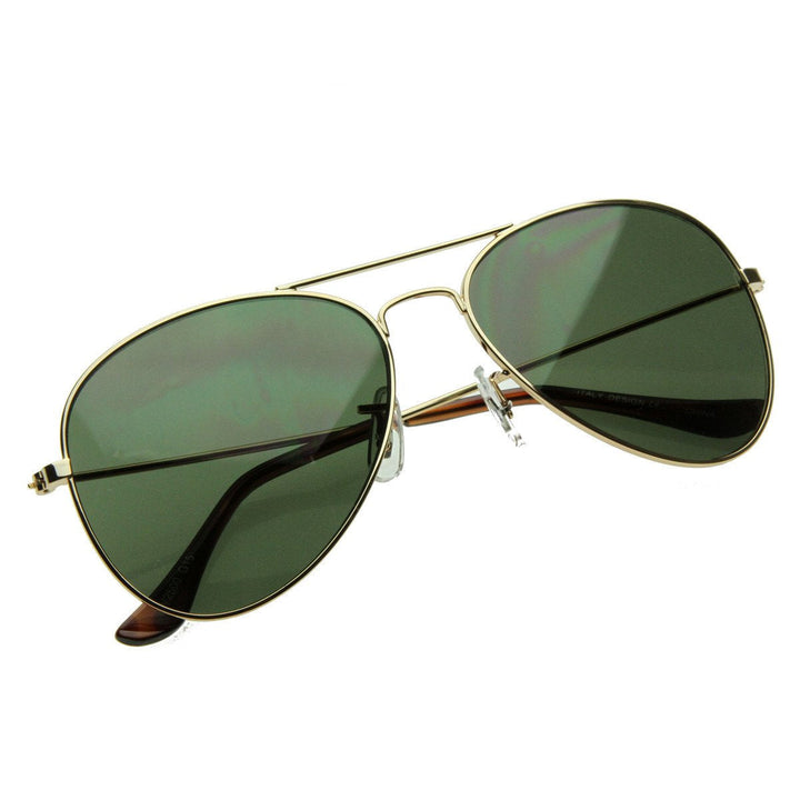Classic Military Aviator Sunglasses