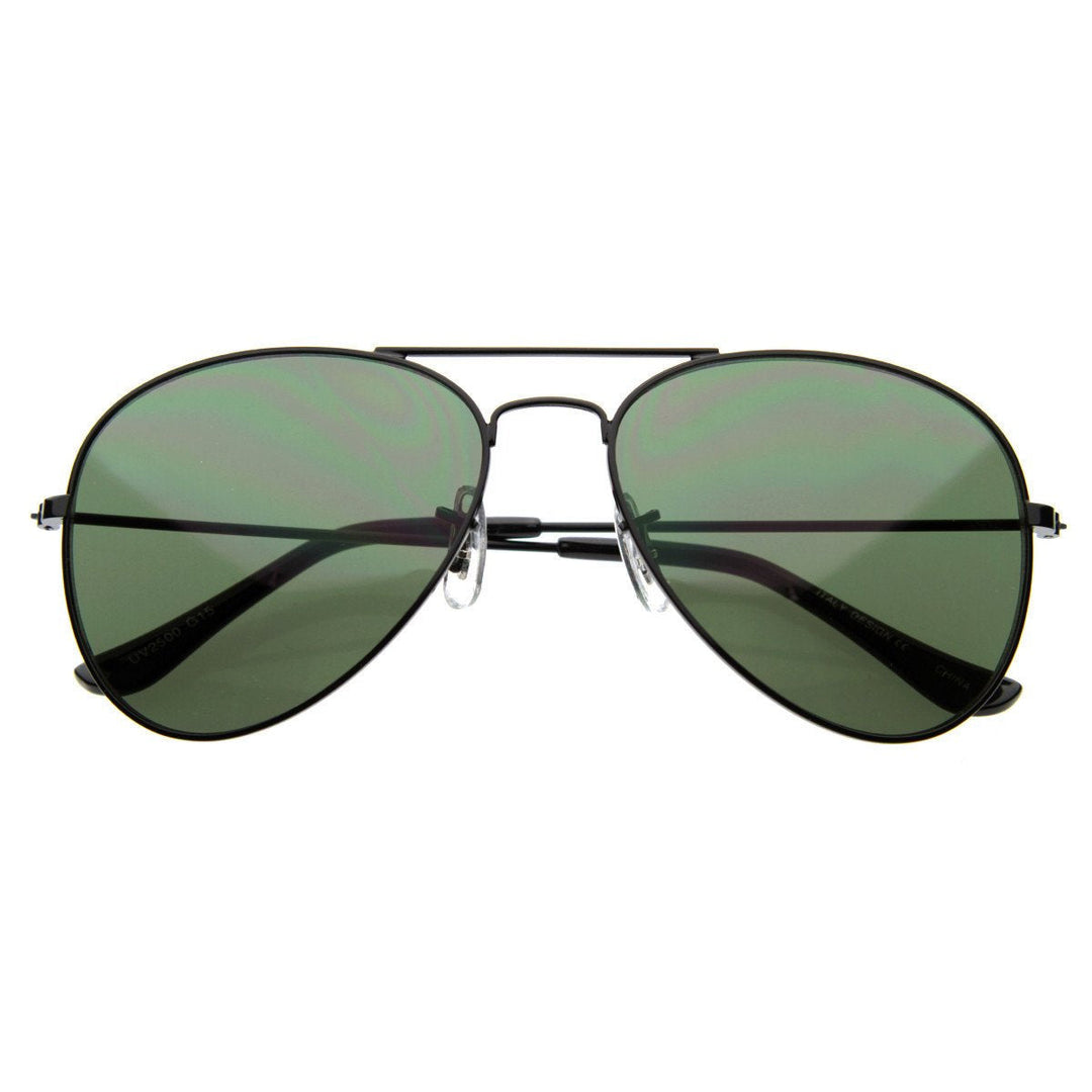 Classic Metal Military Aviator Sunglasses 1042