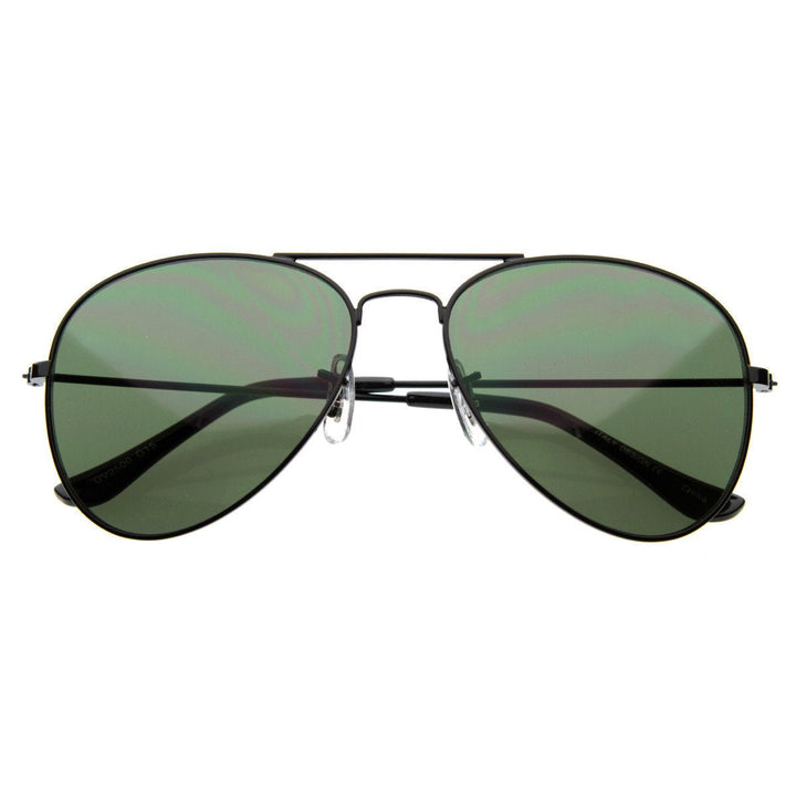 Classic Metal Military Aviator Sunglasses 1042