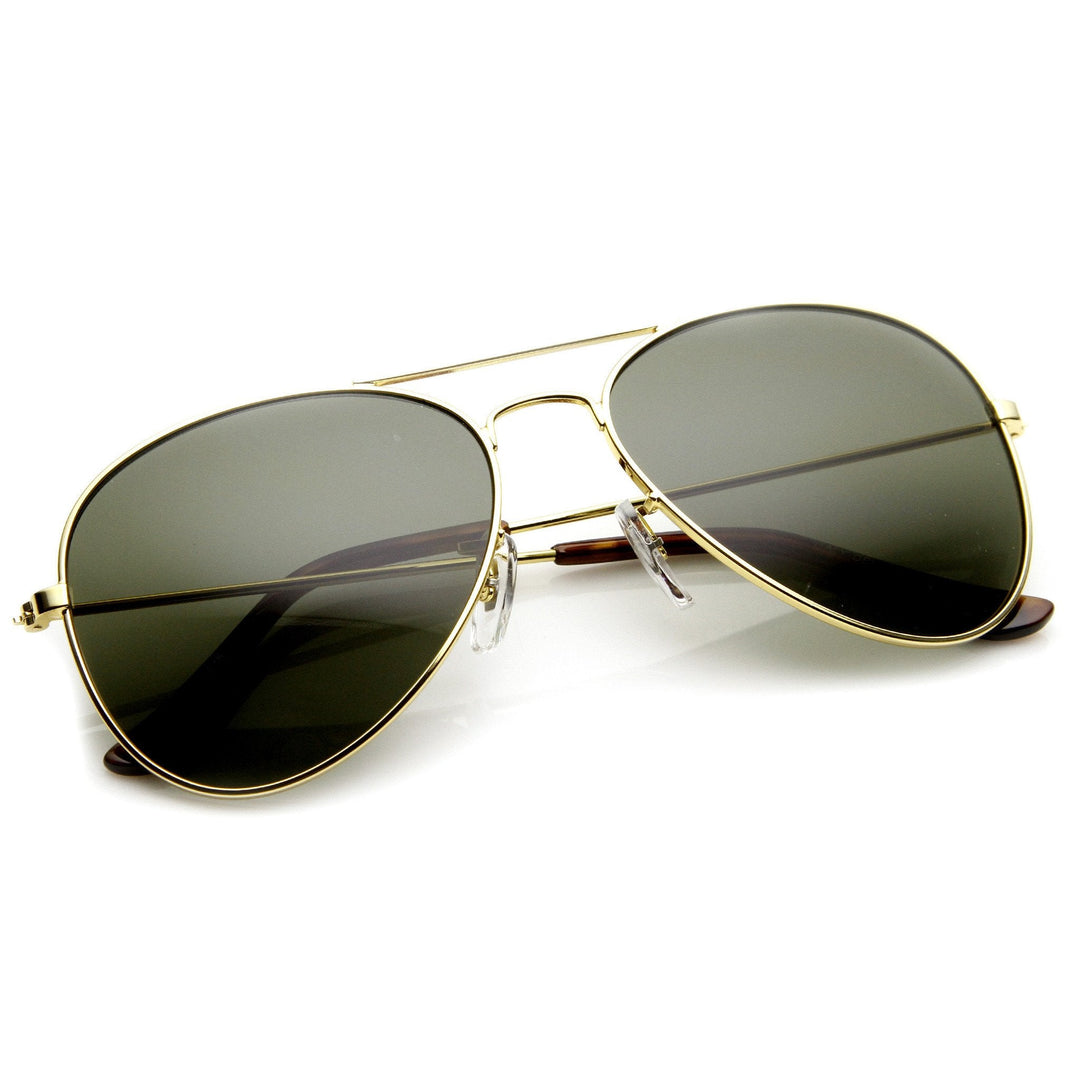 Classic Metal Military Aviator Sunglasses 1042