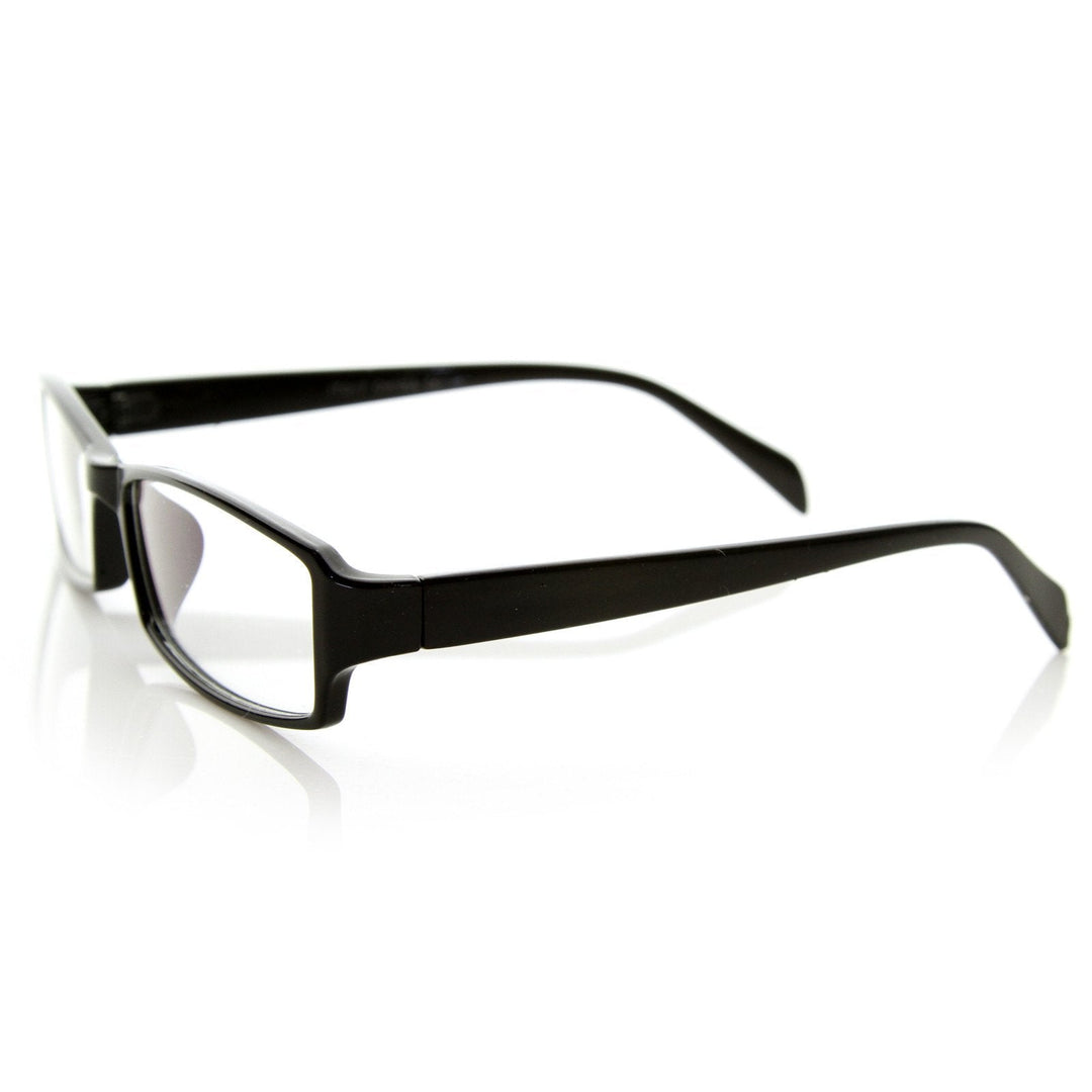 Optical RX Modern Rectangular Basic Frame Clear Lens Glasses 8031