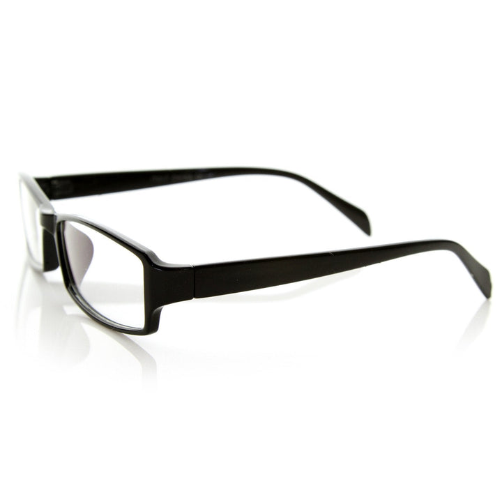 Optical RX Modern Rectangular Basic Frame Clear Lens Glasses 8031