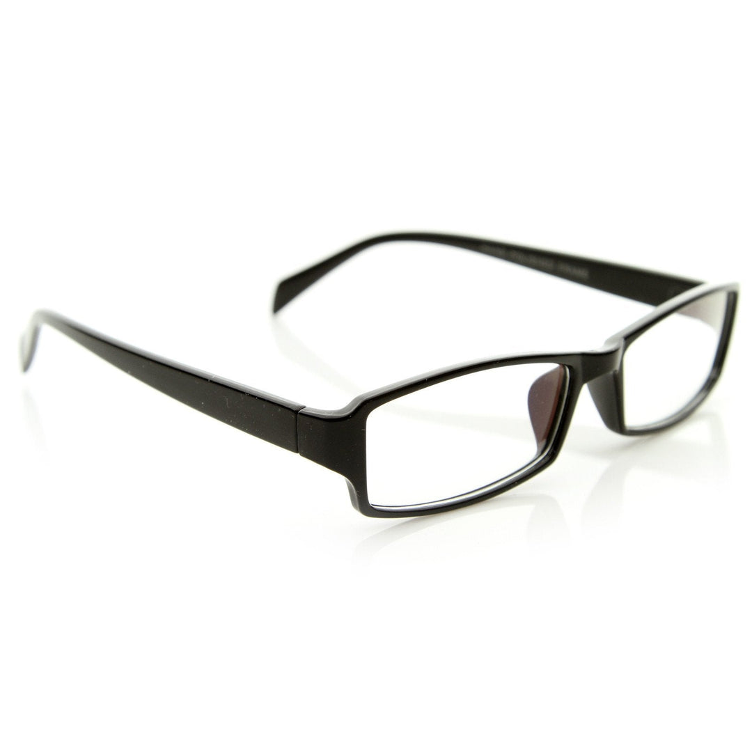 Optical RX Modern Rectangular Basic Frame Clear Lens Glasses 8031