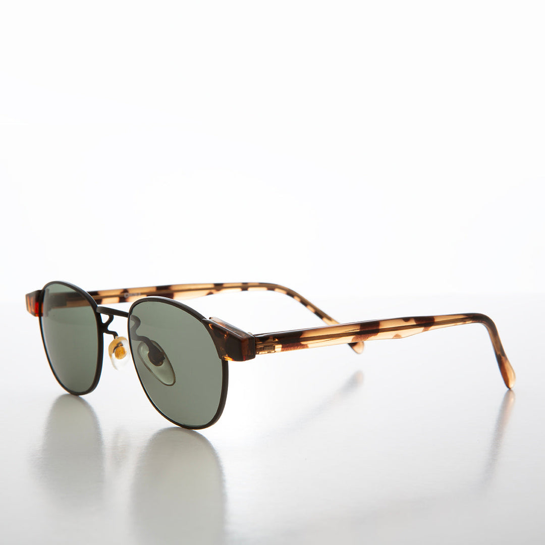 90s Preppy Combination Frame Sunglasses - Amira