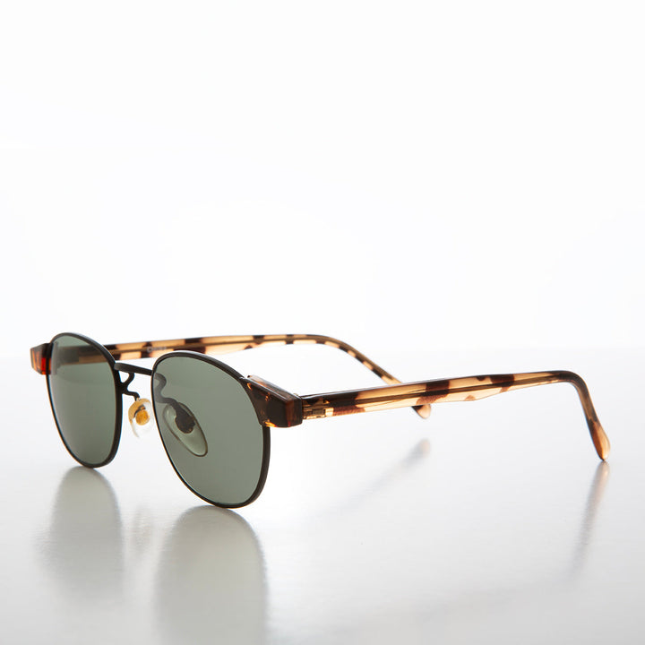 90s Preppy Combination Frame Sunglasses - Amira
