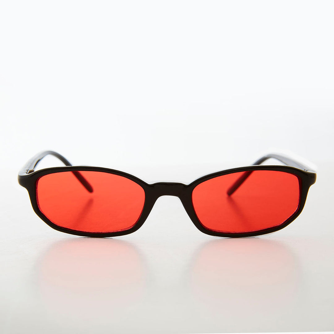 Small Rectangle Tinted Lens Sunglasses - Bard