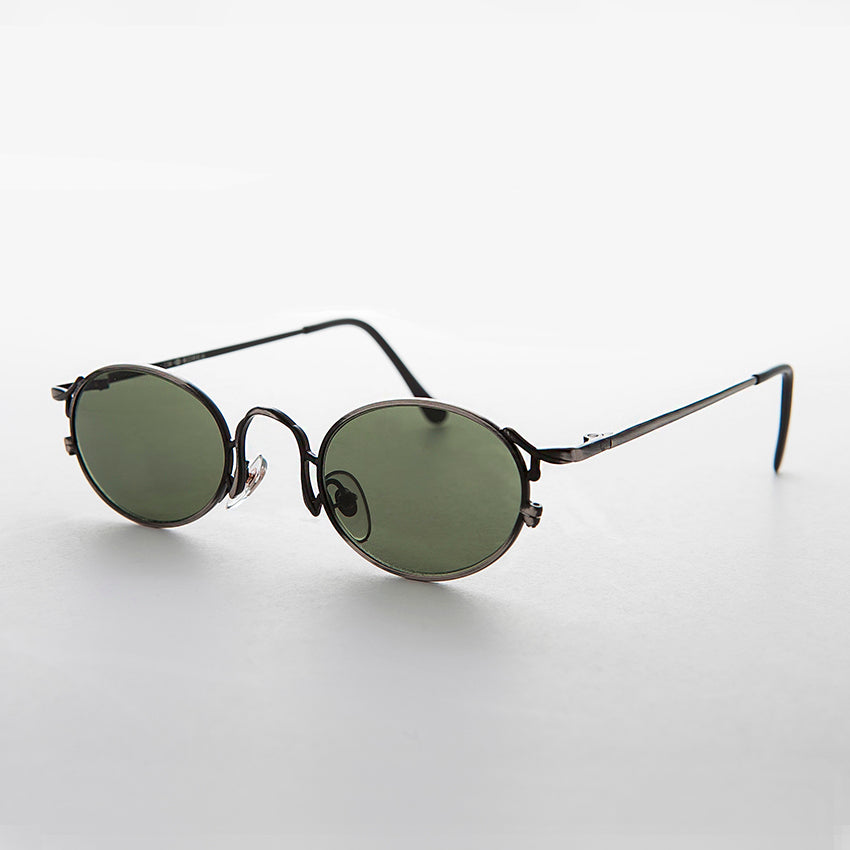 Oval Victorian Style 90s Sunglasses - Beatrice
