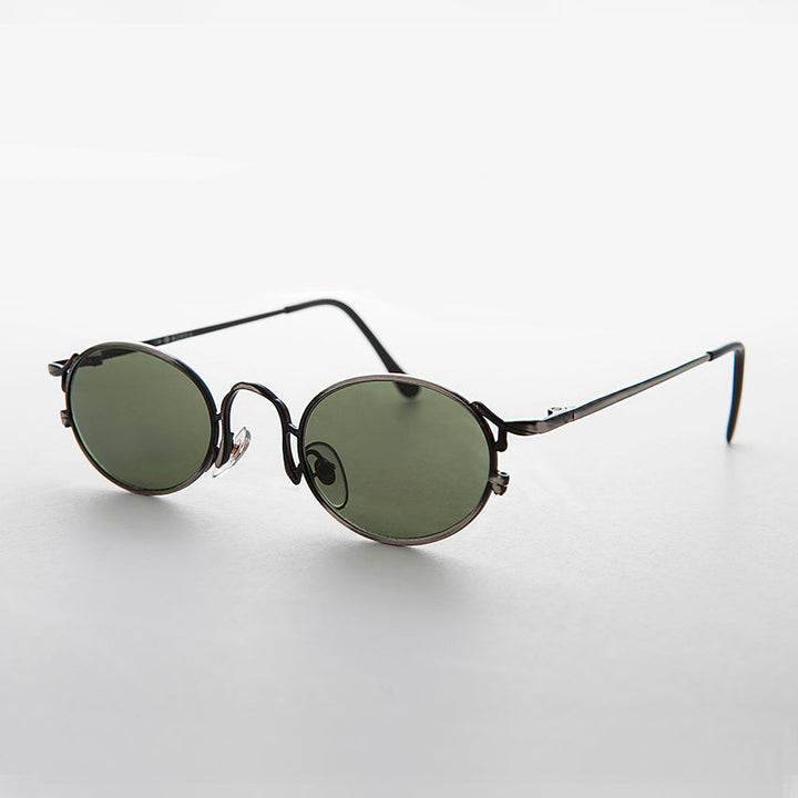 Oval Victorian Style 90s Sunglasses - Beatrice
