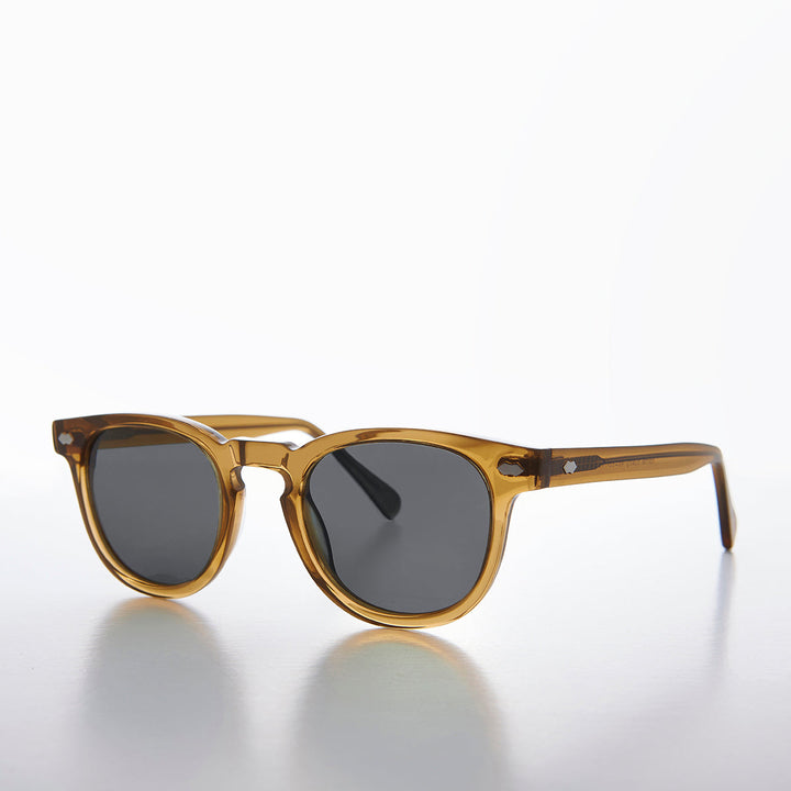 Amber Polarized Square Sunglasses - Benson