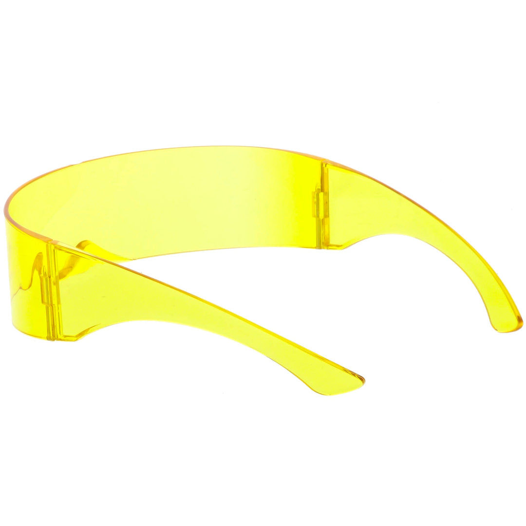 Futuristic Space Cadet Mono Lens Shield Sunglasses C471