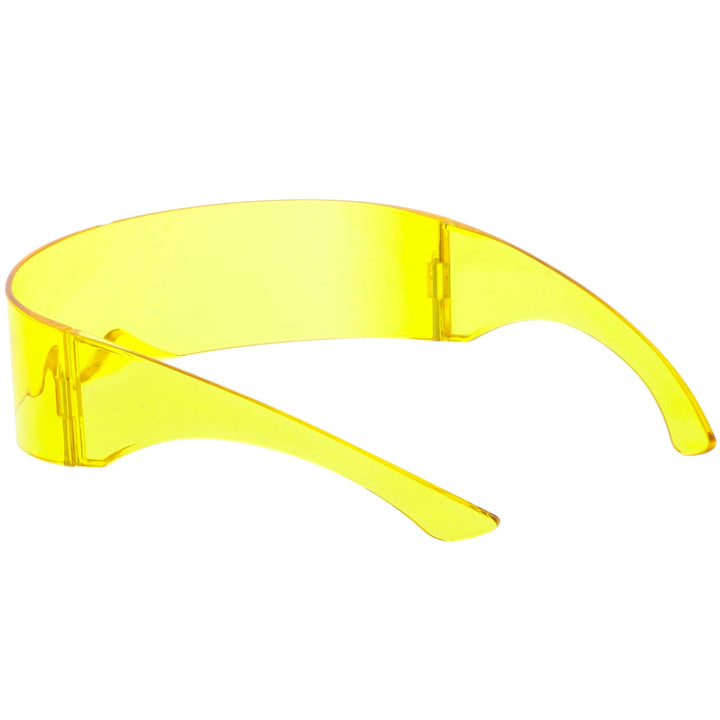 Futuristic Space Cadet Mono Lens Shield Sunglasses C471