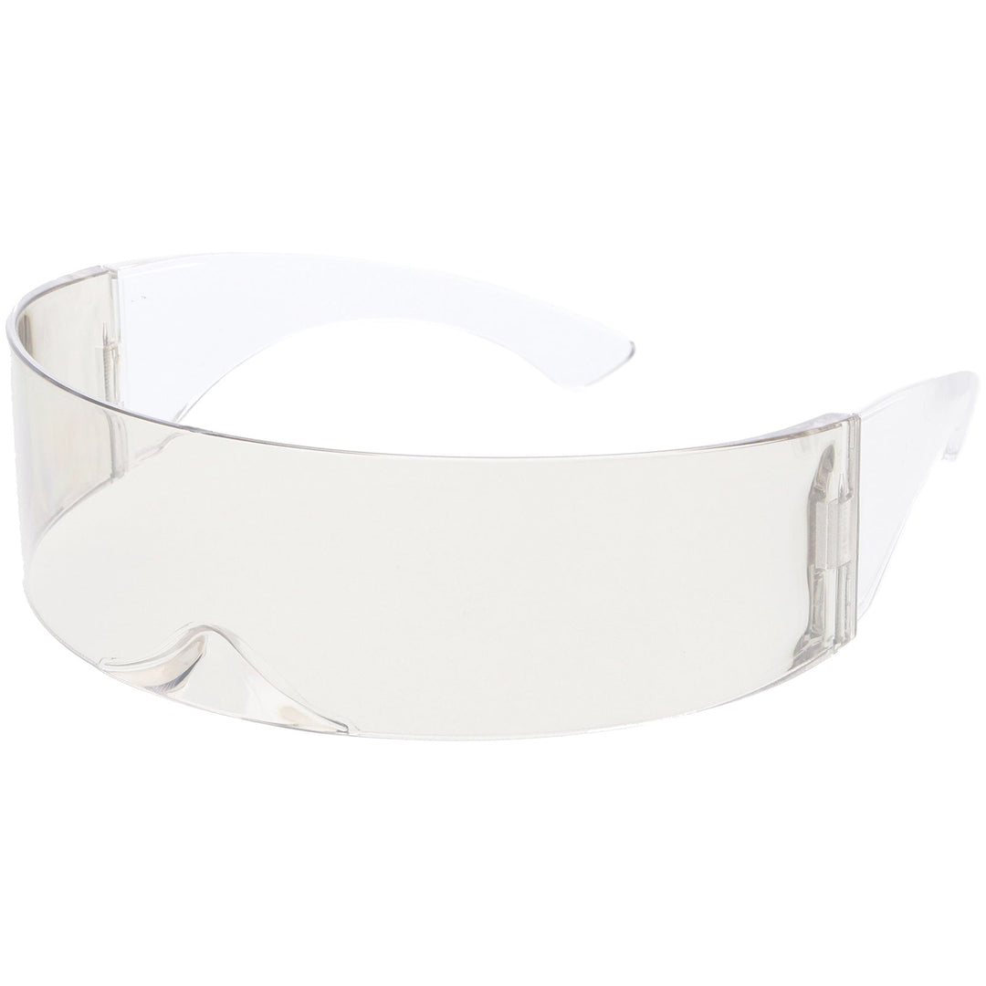 Futuristic Space Cadet Mono Lens Shield Sunglasses C471