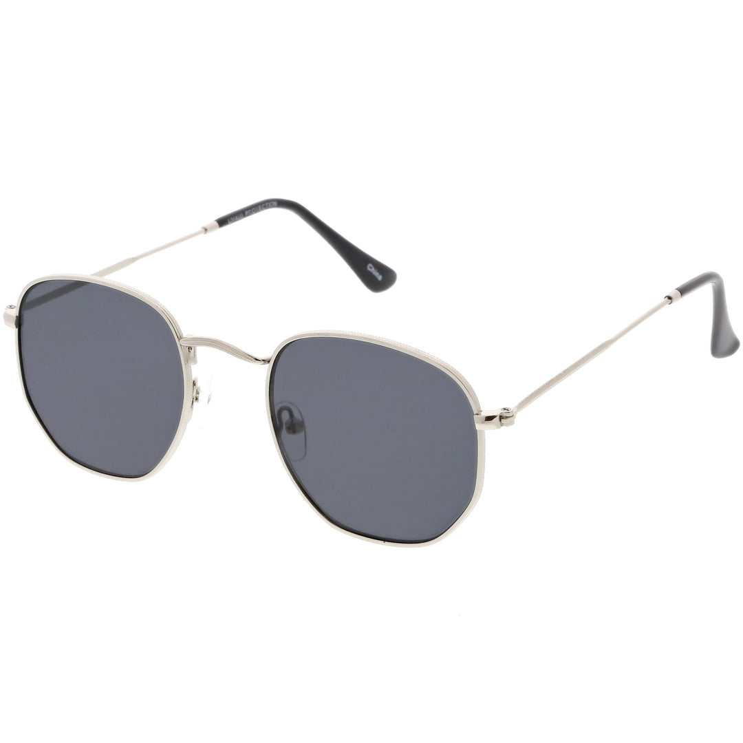 Retro Dapper Indie Modern Flat Geometric Lens Sunglasses C518