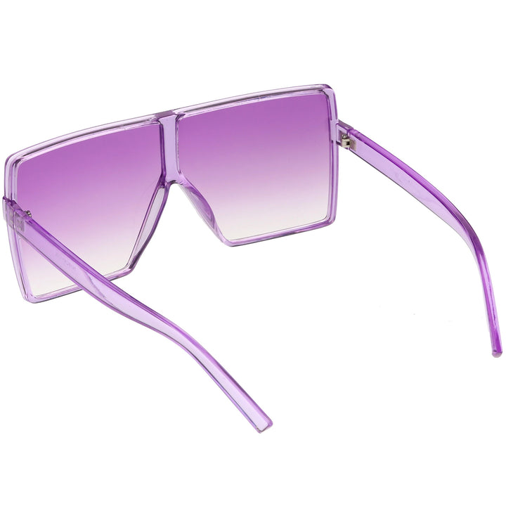 Women's Oversize Festival Color Tone Square Sunglasses C581