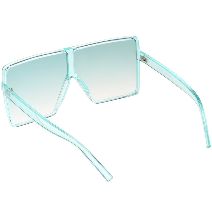 Women's Oversize Festival Color Tone Square Sunglasses C581