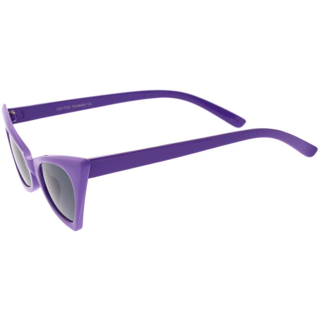 Women's Retro High Pointed Cat Eye Sunglasses C583
