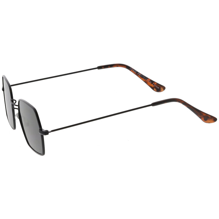 Ultra Slim Metal Hexagon Geometric Sunglasses C633