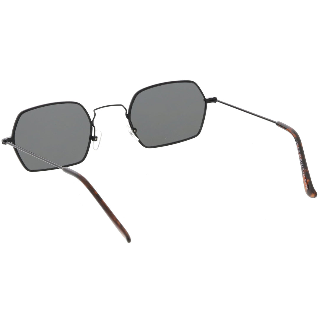 Ultra Slim Metal Hexagon Geometric Sunglasses C633