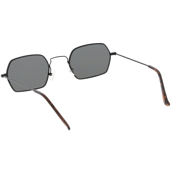 Ultra Slim Metal Hexagon Geometric Sunglasses C633