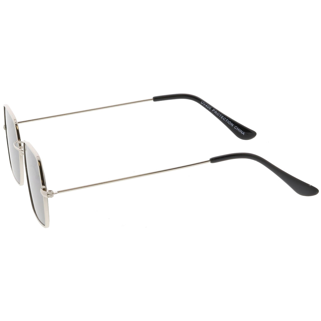 Ultra Slim Metal Hexagon Geometric Sunglasses C633