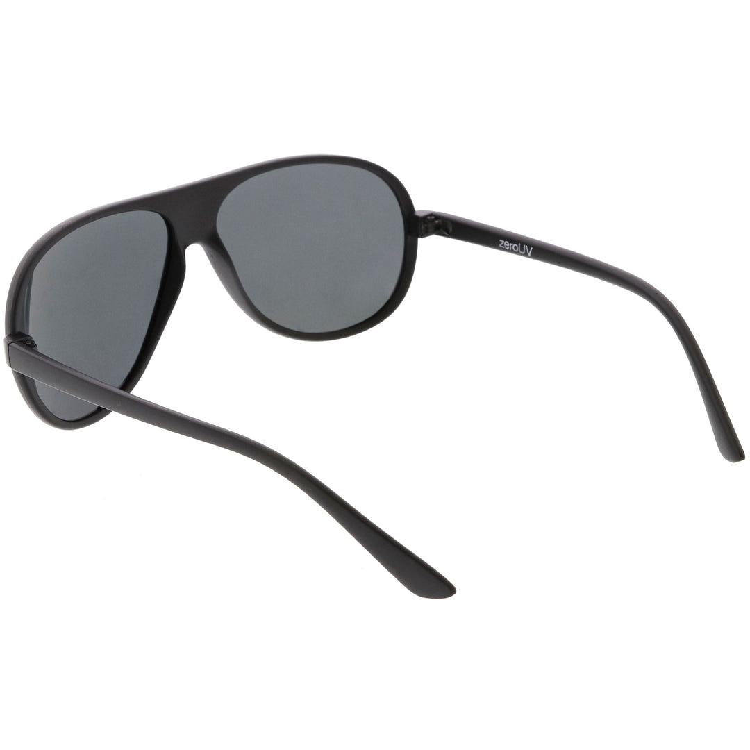 Polarized Lens Oversize Flat Top Aviator Sunglasses C702